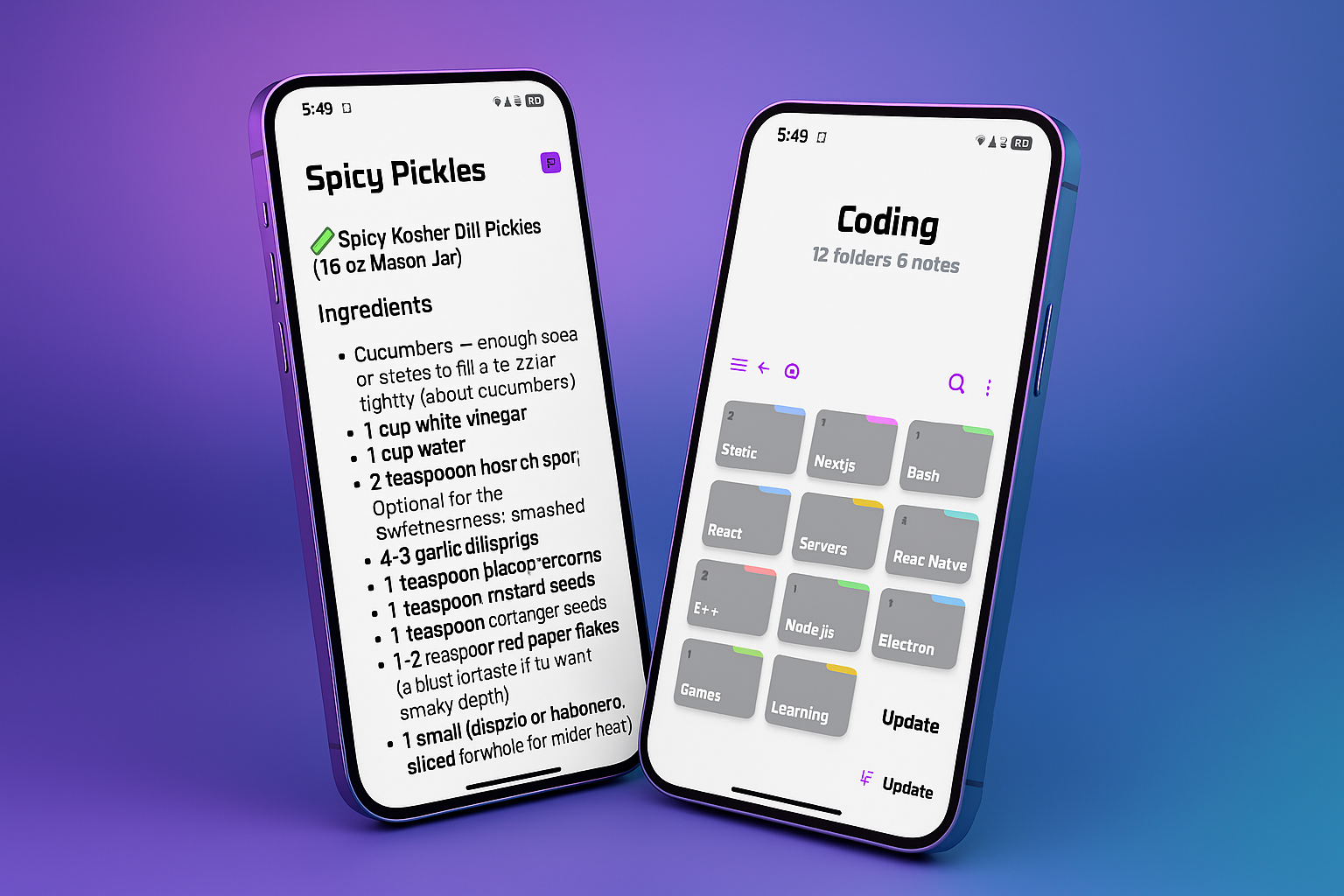 project Native Notes