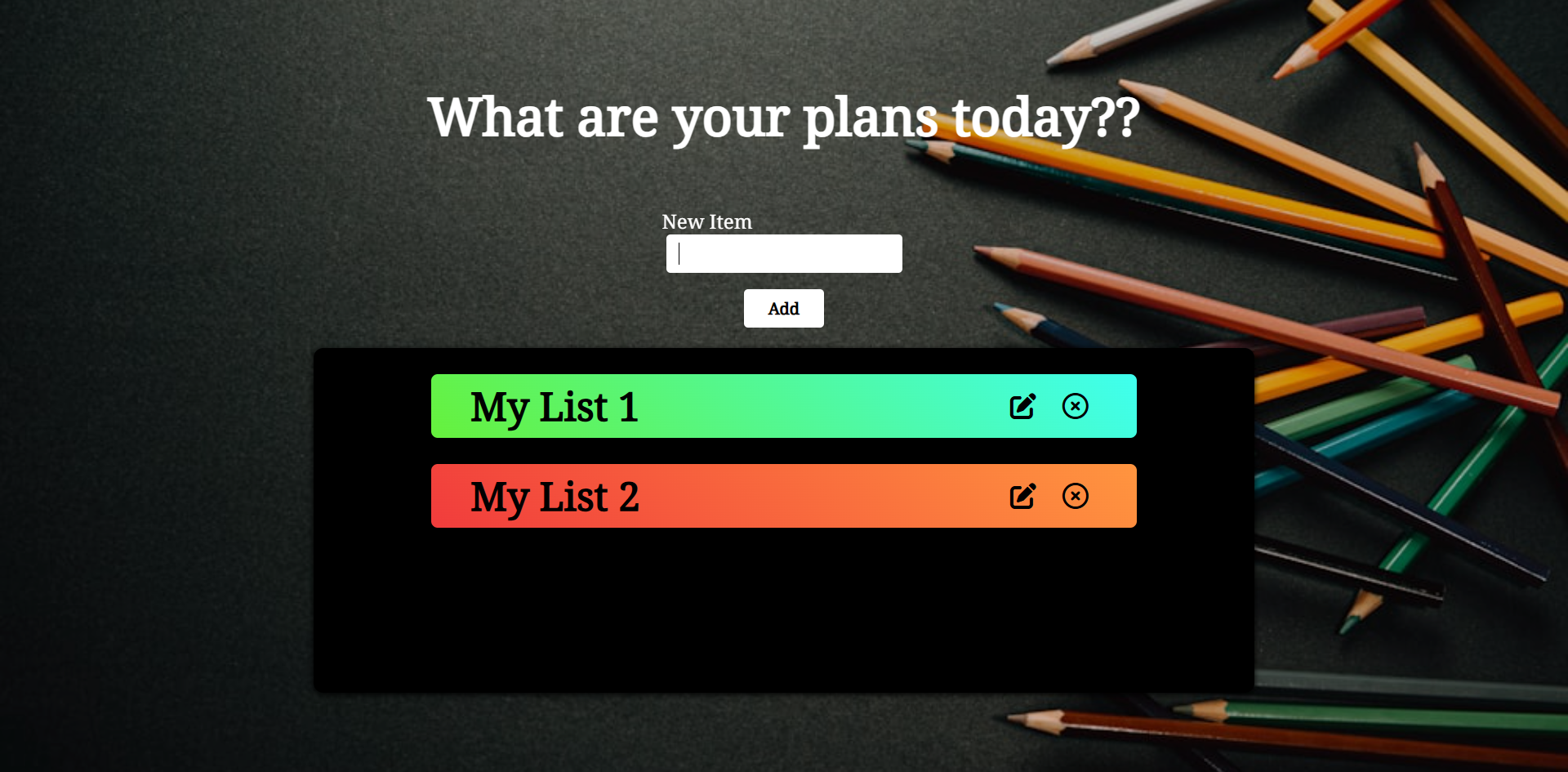 project Todo Web